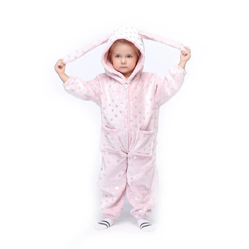 Nov Slog Otroci Samorog Kigurumi Pižamo Fant Dekle Sleepwear Pyjama Onesie Smešno Otrok Onepiece Halloween Živali Cosplay Kostum