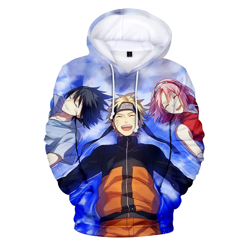 Nova 3D tiskanih anime Naruto pulover s kapuco za Moške, Ženske Majica Fashion Hooded Jesen in Zimo, Prosti čas Harajuku Slog Hip Hop Boy