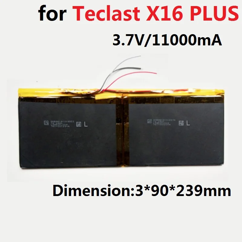 Nova Baterija za Teclast X16 PLUS Tbook 11 Tablet PC Li Polymer Akumulatorske Akumulator Zamenjava 3,7 V/3.8 Proti 3090239 3 Linije