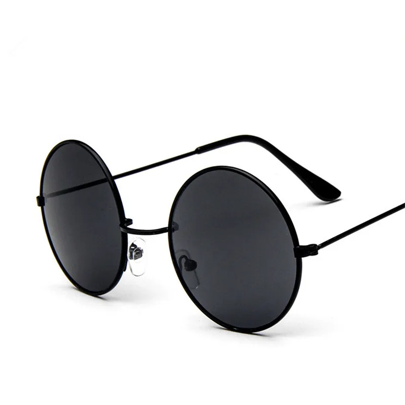 Nova blagovna Znamka Oblikovalca Klasična Okrogla sončna Očala Moških Majhne Vintage Retro John Lennon Očala Ženske Vožnje Kovinskih Očal oculos gafas