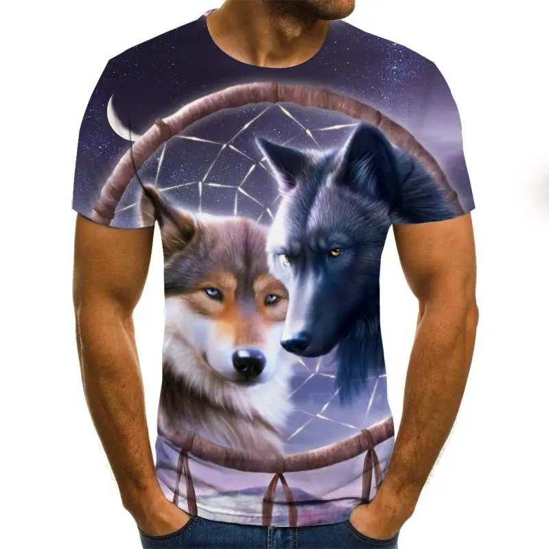 Nova moda za moške in ženske T-shirt 3d živali tiskanja modno oblikovanje poletje T-majica blagovne znamke topsPlus velikost moška oblačila