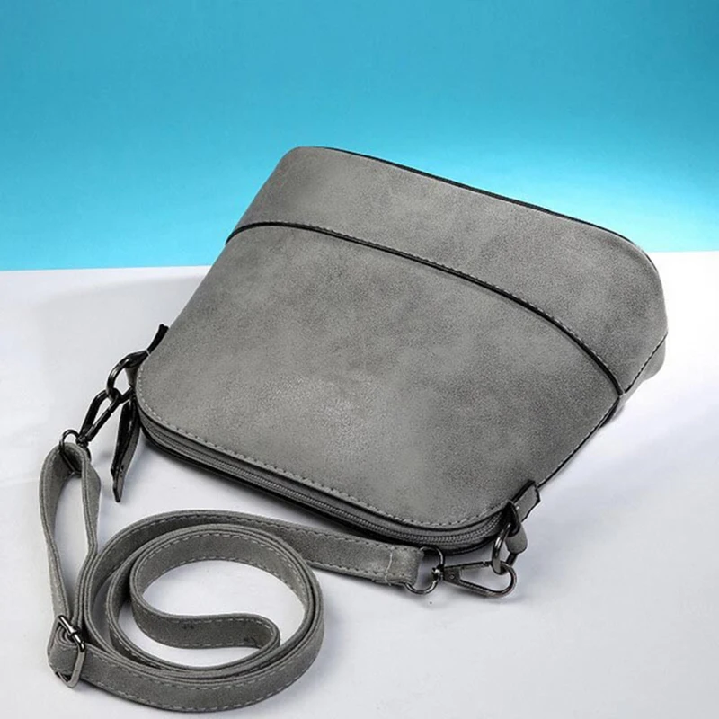 Nova moda za ženske messenger bag piling lupini vrečko Nubuck Usnja majhne crossbody torbe za čez ramo za ženske torbici