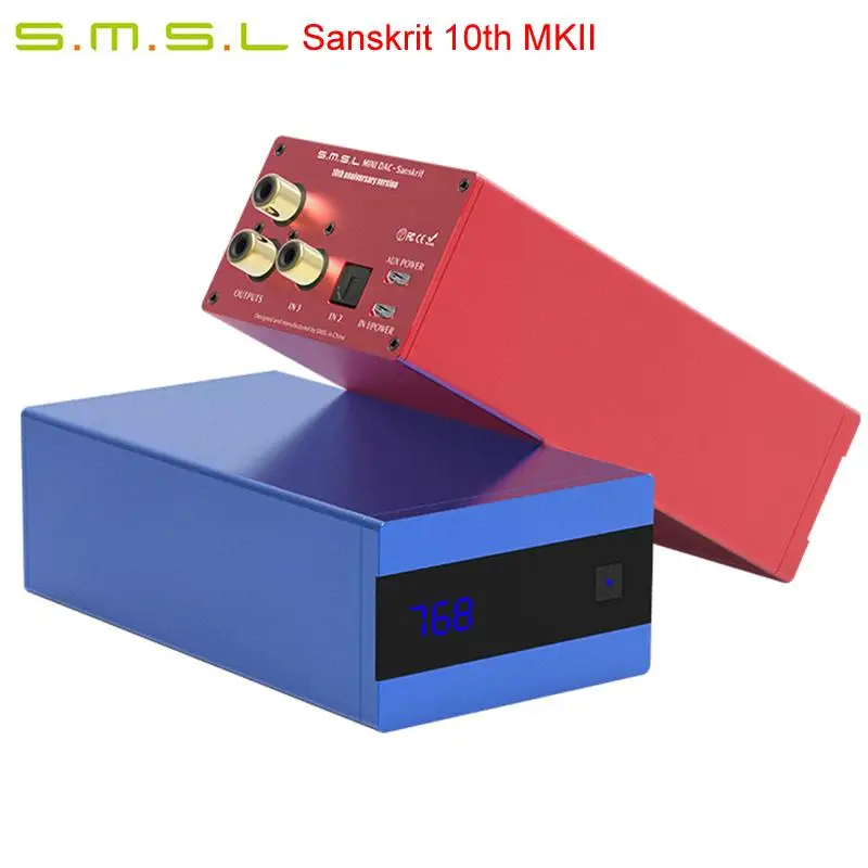 Nova Različica SMSL Sanskrtu 10. MKII AK4493EQ 32Bit/384kHz Materni DSD256 USB DAC/Optični/Koaksialni/ input XMOS USB Dekoder