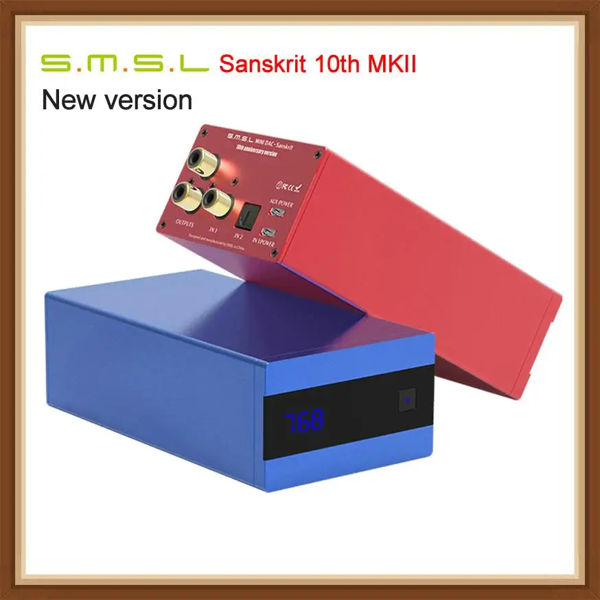 Nova Različica SMSL Sanskrtu 10. MKII AK4493EQ 32Bit/384kHz Materni DSD256 USB DAC/Optični/Koaksialni/ input XMOS USB Dekoder