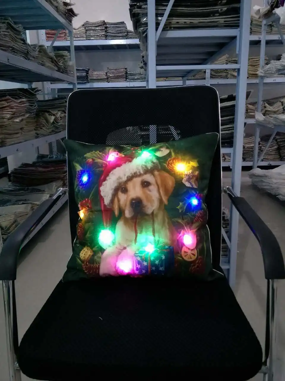 Nova Risanka Božič lep Mačke, psi vzorec svetlobe LED, serija Lanu Blazine Pokrov Domu Dekorativni Pas Vzglavnik Kavč Stol