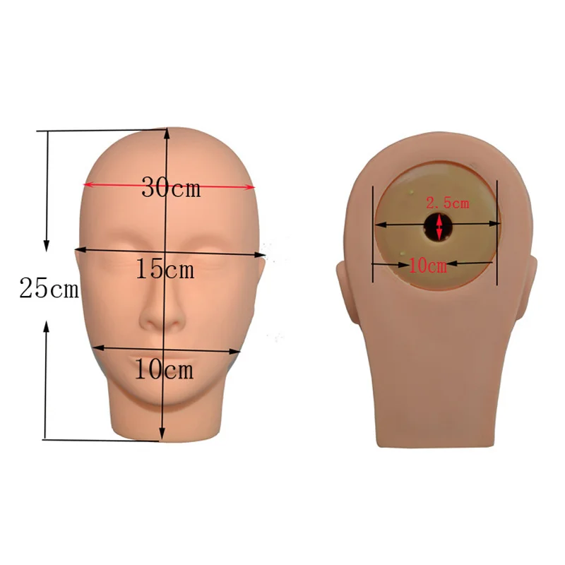 Nova Vroča Manekenka Ravno Glavo Silikonski Praksi Lažno Trepalnic Razširitve, ki sestavljajo Model Masaža Usposabljanje Visoko Kakovost SMR88