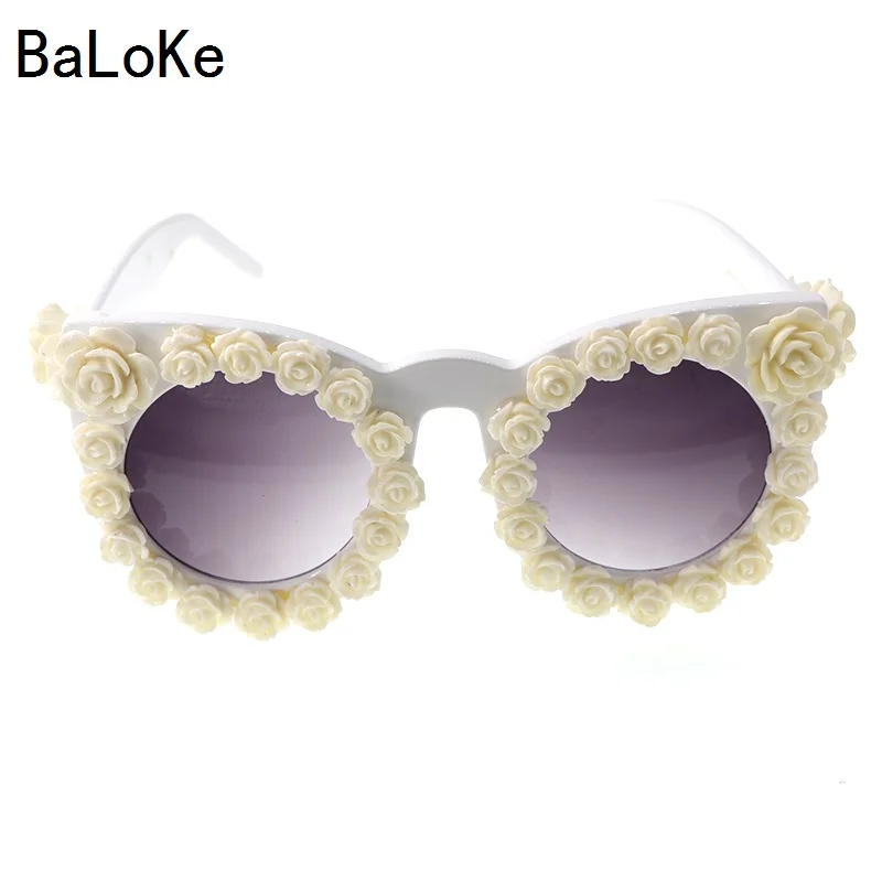 Nova zasnova Nosorogovo Mačka oči, sončna Očala ženske blagovne Znamke oblikovalec oversize Mačka oči, sončna očala White&Rdečo Rožo Dame sončna Očala