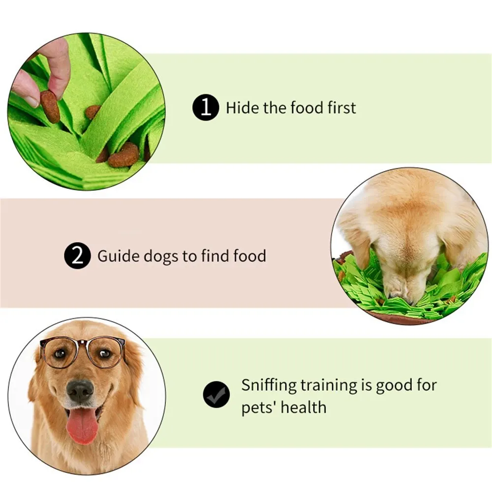 Nove Hišne Vonjem Mat Pet Izobraževalne Igrače Za Psa Snuffle Mat Vonj Usposabljanje Mat Pes Sprostitev Stres Hranjenje Mat