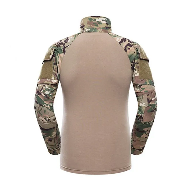 Nove Jesensko Zimske Vojak, T-majice Vojske Boj proti Taktično T Shirt Vojaške Moških Dolg Rokav T-Majice, Oblačila, Moški