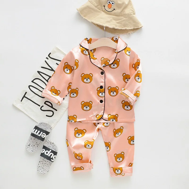 Nove pomladi in jeseni Mode otroci baby boy oblačila, ki Unisex Risanka nosi domov nositi udobno dekle pižame in trenirke Set