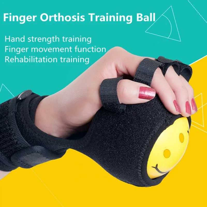 Nove Strani Oprijem PU Žogo Prst Praksi Hemiplegia Vadbo Mišične Moči Gume Rehabilitacijo za Usposabljanje Gripper