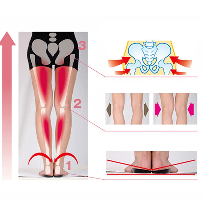 Nove Unisex O/X Noge Popravek Vložki Ortopedski Vložki Podpora Narti Ortoze Pad Masažo Čevlje Vložki Za Stopala Zdravje X