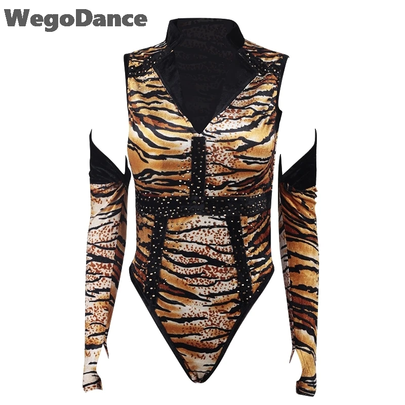 Nove Ženske Leopard Bar Gogo Kostume Seksi Ženski Ples Ekipa Skupina Vodi Plesalka Oblačila Nočni Klub Ds Kostume Dj Oblačila