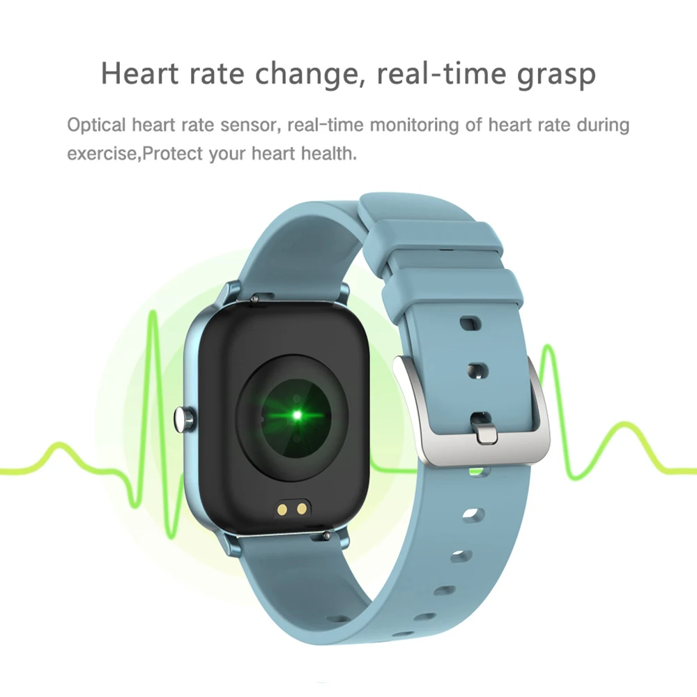 Novi 1,4-palčni Fitnes Tracker Pametno Gledati Moške Poln na Dotik Krvni Tlak Spanja Monitor Ženske Smartwatch za IPhone Huawei Xiaomi
