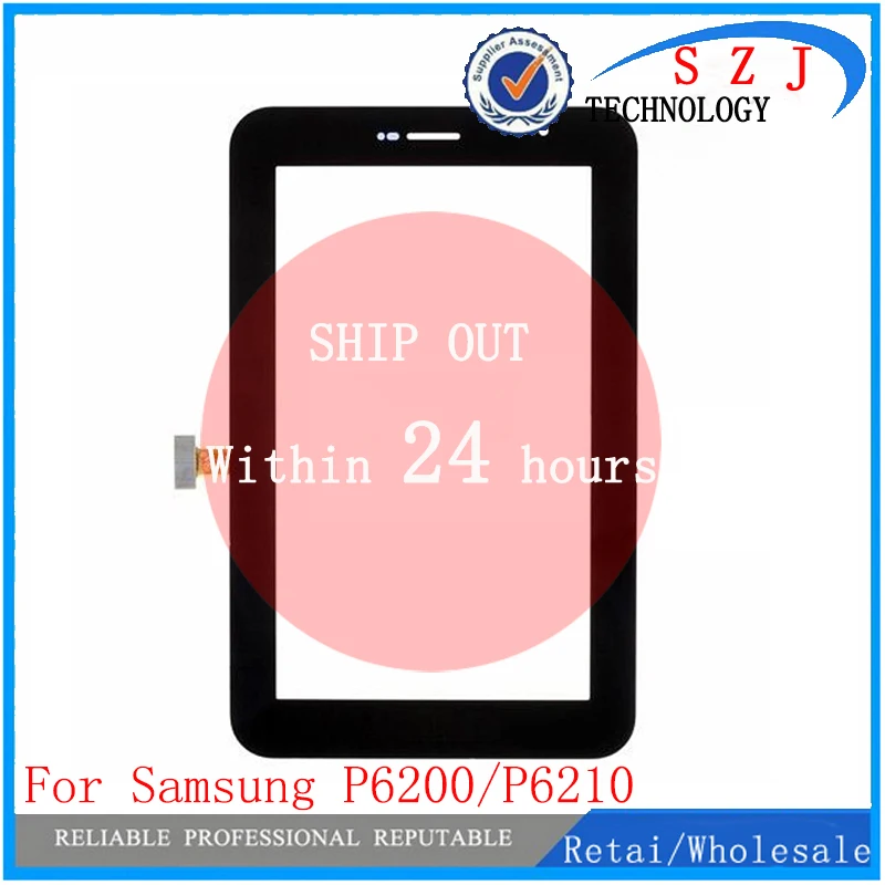 Novi 7-palčni Zaslon na Dotik Za Samsung Galaxy Tab 7.0 Plus (P6200/P6210 Računalnike Stekla, Senzor Plošči Spredaj Objektiv