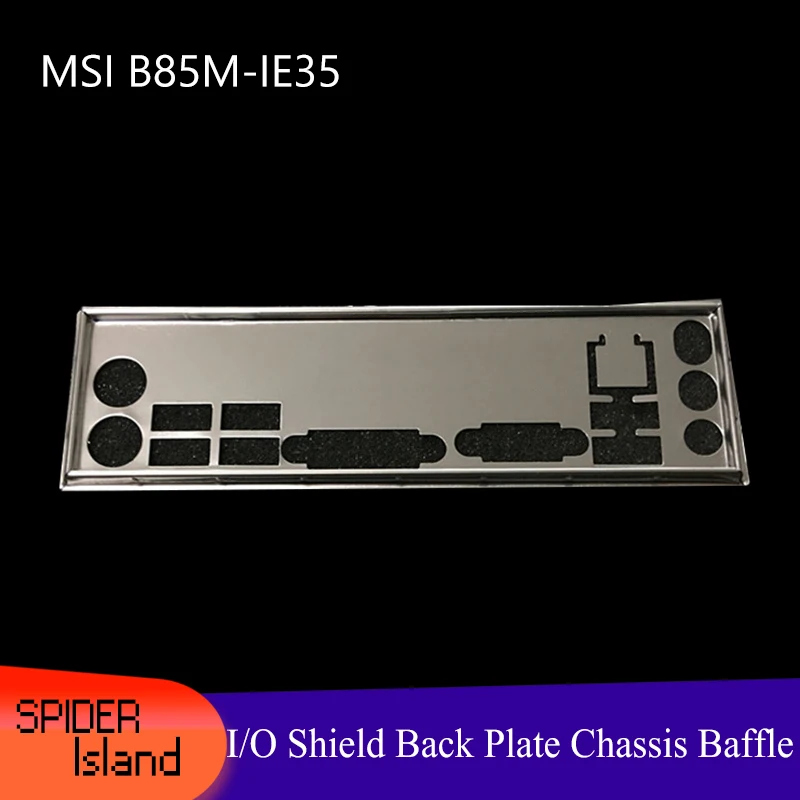 Novi I/O shield Opno nazaj ploščo Šasije nosilec za matično ploščo za MSI B85M-IE35 samo ščit backplane