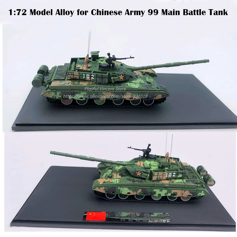 Novi izdelki fine 1:72 Model Zlitine za Kitajske Vojske 99 Glavni Bojni Tank Zbirka Model