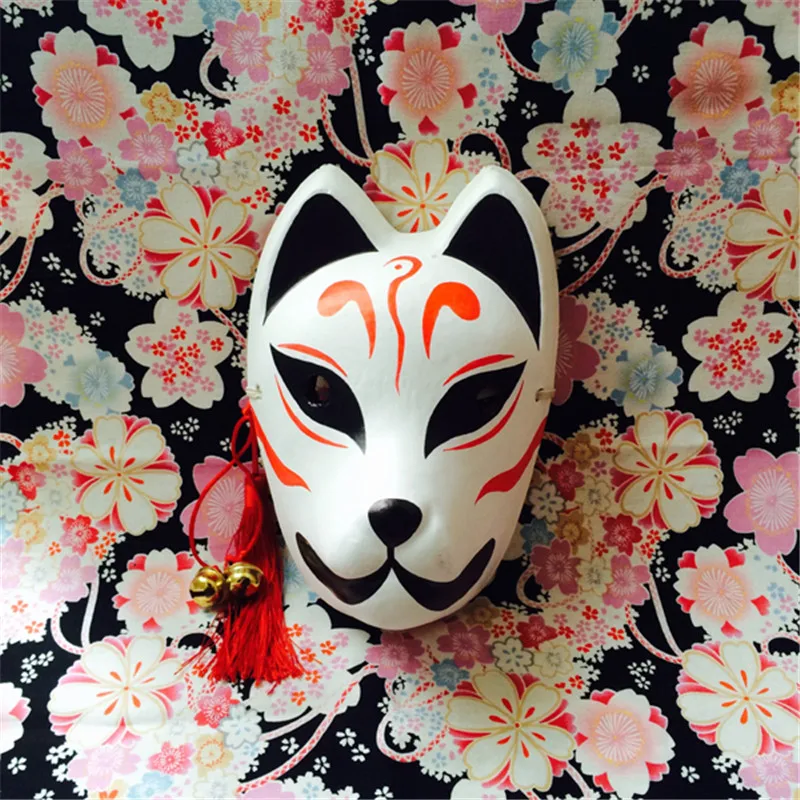 Novi Japonski Anime glede Na Kresnice Gozd Cosplay Masko Hotarubi ne Mori e Cosplay Fox Masko Celuloza Fox Masko Ročno poslikano