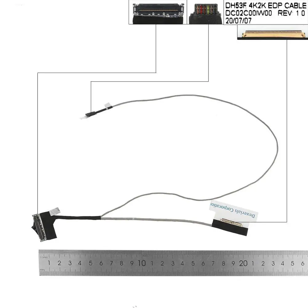 Novi LCD LED Video Flex Kabel Za Acer Nitro5 AN515-41-42 AN515-54 ph315-51 n17c1 40pin PN:DC02C00IW00