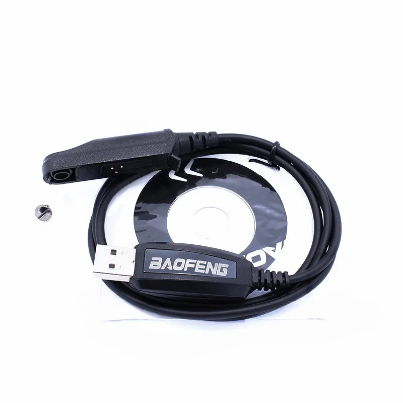 Novi Originalni Baofeng Nepremočljiva Programiranje USB Podatkovni Kabel + CD s Programsko opremo za Baofeng Nepremočljiva Radio Walkie Talkie UV-XR A-58
