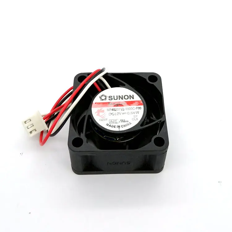 Novi Originalni MF40201V2-1000C-F99 DC12V 0.64 W 40x40x20MM 3Lines Signal Alarma Hladilni ventilator