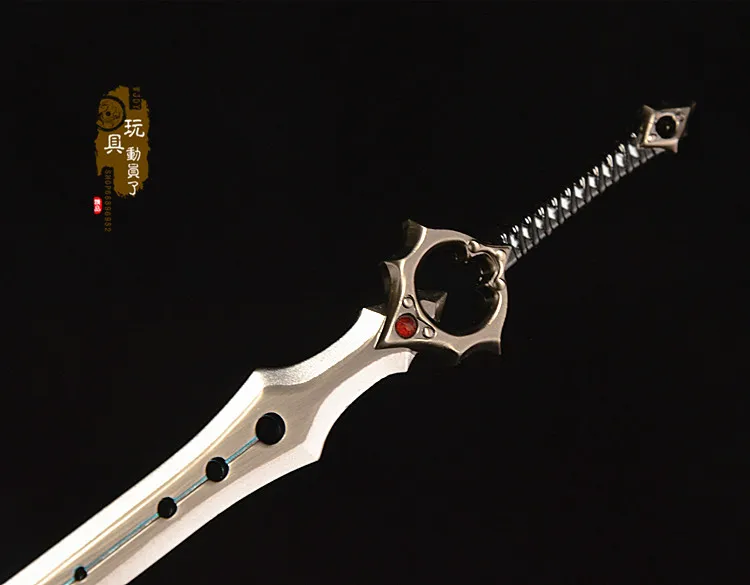 NOVO 1:6 zlitine orožje orožje model Neskončne Rezilo Shadow Rezilo dvorezen meč 12 inch vojak, igrače, oprema, scena