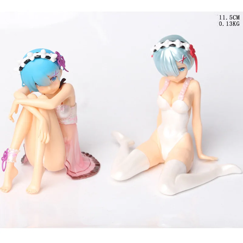 NOVO 2 Vrste 11,5 cm Anime Re:Življenje V Drugačen Svet Od Nič Rem Ram Pižamo Dekle Slika PVC Akcijska Figura, Zbirko Igrač