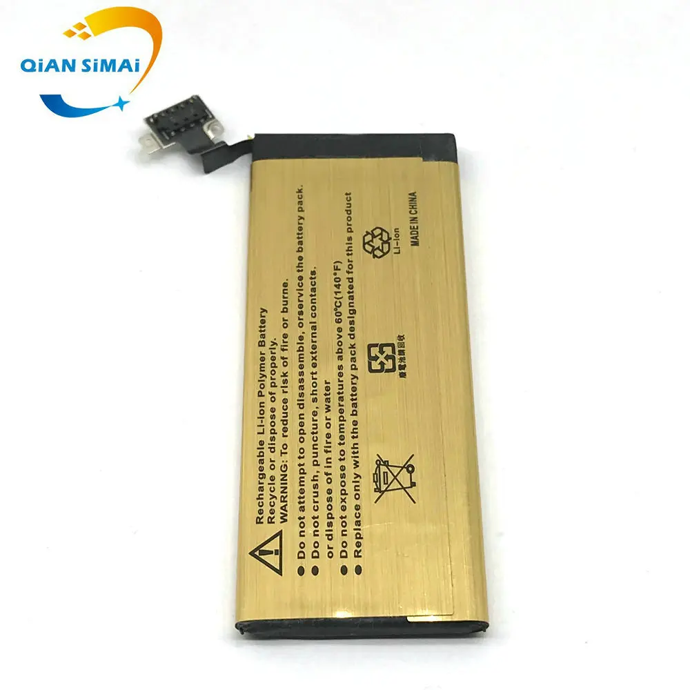 Novo 2680mAh Visoka Zmogljivost Zlato Li-ion Polymer Notranje Baterije + Izvijač Orodja Zamenjava Za iPhone 4S Moible Telefon