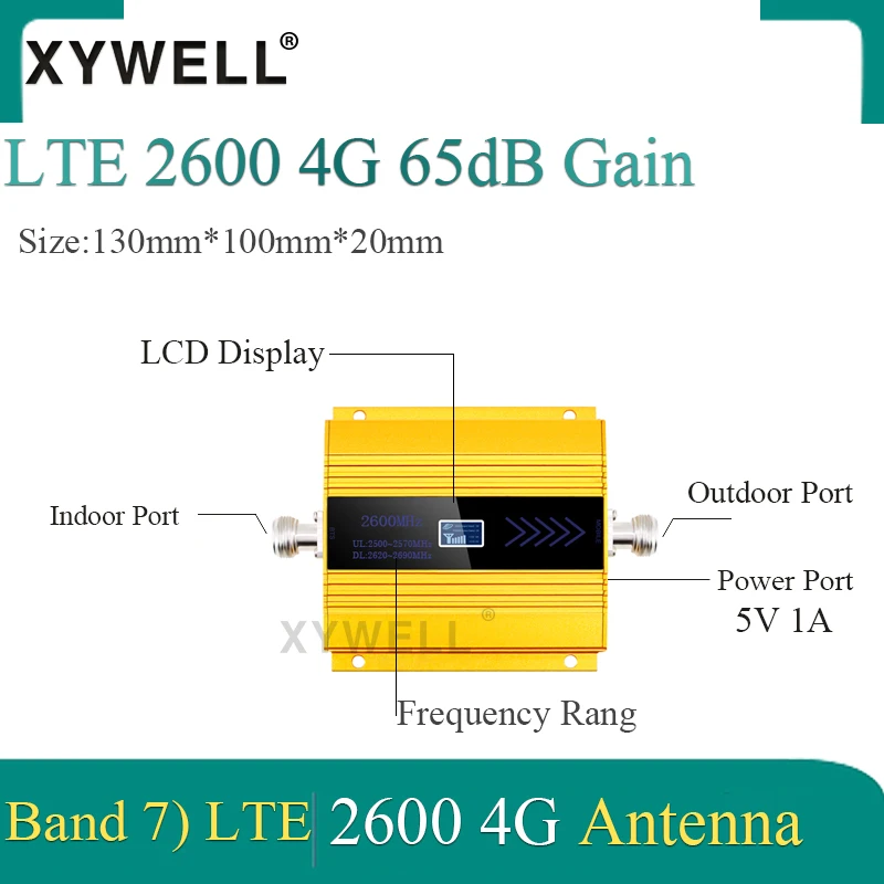 Novo!! 4G 2600mhz FDD LTE Band7 4G Cellular ojačevalec GSM Mobilni Signal Booster LTE 2600 4G Omrežja 4G Podatkov Signal Repetitorja