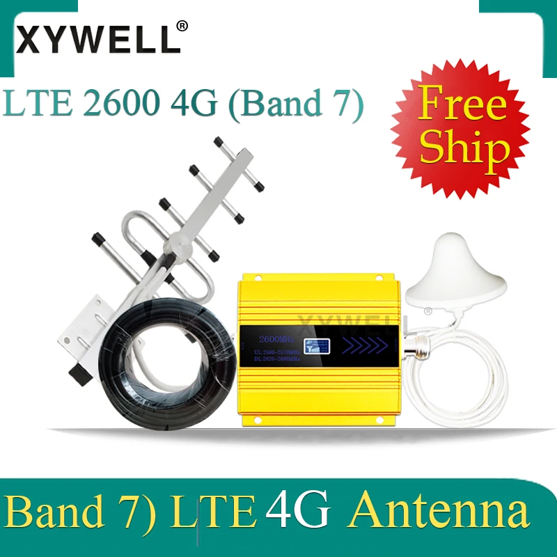 Novo!! 4G 2600mhz FDD LTE Band7 4G Cellular ojačevalec GSM Mobilni Signal Booster LTE 2600 4G Omrežja 4G Podatkov Signal Repetitorja