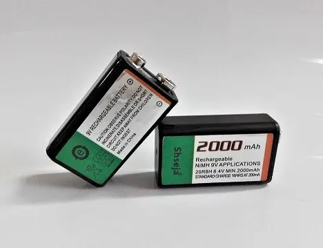 NOVO 4PCS 2000mAh 9V polnilne baterije 9 volt Ni-MH baterija + 9V 6F22 Baterije Smart Polnilec