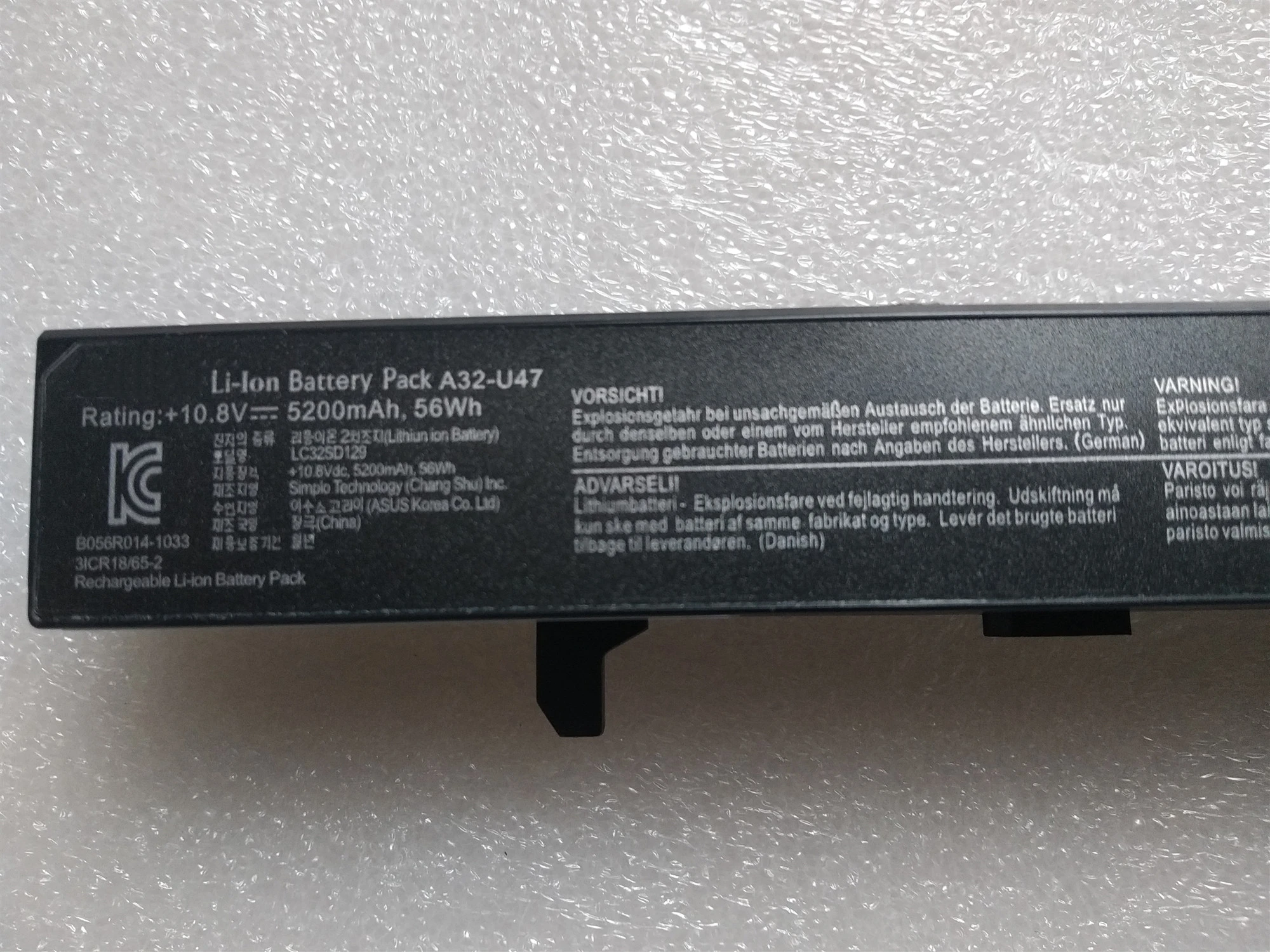 Novo A32-U47 Baterija za Asus U47 U47A U47C U47V U47VC Q400 Q400A Q400C R404 A41-U47 A42-U47 Q400A Original Laptop baterije 56Wh