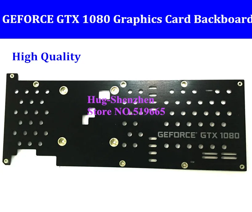 NOVO GeForce GTX1080 GTX 1080 GAMING grafične kartice odbor Polno Kritje Grafične Kartice Vodni Hladilni Blok ploča koša zadnja stran