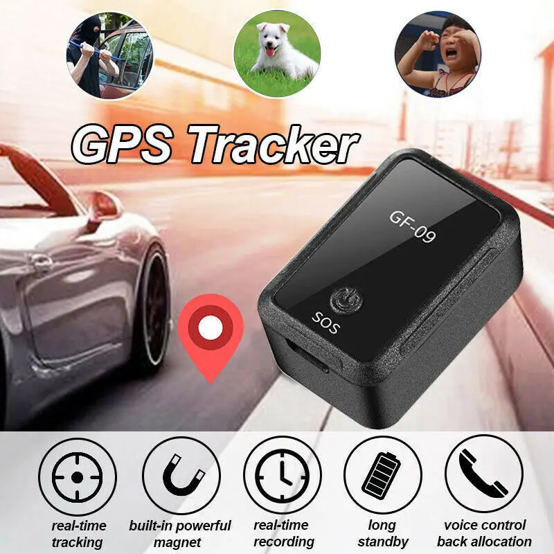 Novo GF09 Smart GPS Tracker Mini Localizador Zakleniti Odkritelj Anti Izgubil Avdio Snemalnik Magnetni Nosljivi Sledenje Devides Za hišne živali, Otroci