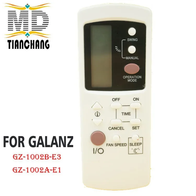 Novo GZ-1002B-E3 Za Galanz klimatska Naprava Daljinsko upravljanje GZ1002BE3 GZ-1002B-E1 Združljiv z GZ-1002A-E1 GZ1002BE1 Controle