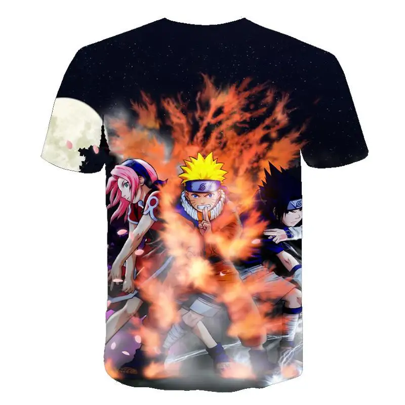 Novo leto 2020 Aikooki 3D Naruto majica s kratkimi rokavi Moški/ženske Modni Ulične Hip Hop Harajuku 3D Tiskanja Naruto moška t majica Oblačila Vrh