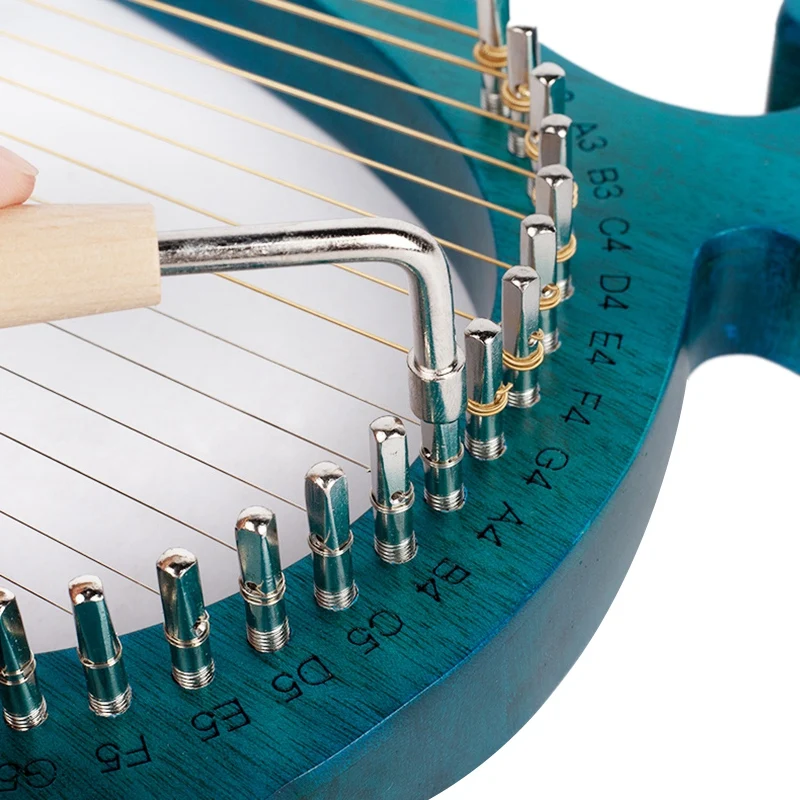NOVO-Liro Harfo, 16 String Mahagoni Telo Niz Instrument Telo Instrument, s Tuning Ključa in Rezervne Strune