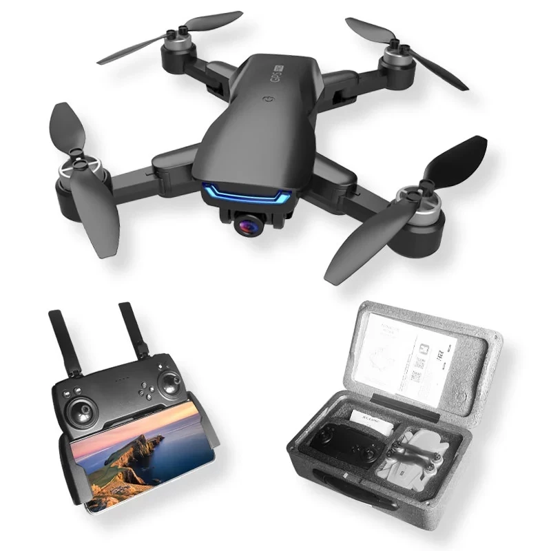 Novo LU5 Brnenje 4K GPS Poklicno Dual Camera Višina Držite Brezglavi Način WiFi FPV Zložljive Quadcopter Višina Držite Igrače RC Dron