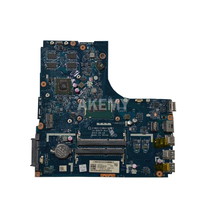 Novo Mainboard Za Lenovo Ideapad B50-70 Prenosni računalnik z Matično ploščo ZIWB2/ZIWB3/ZIWE1 LA-B091P I5-4200 i5-4210 2GB GPU