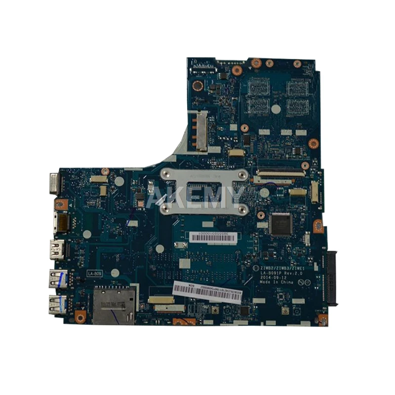 Novo Mainboard Za Lenovo Ideapad B50-70 Prenosni računalnik z Matično ploščo ZIWB2/ZIWB3/ZIWE1 LA-B091P I5-4200 i5-4210 2GB GPU