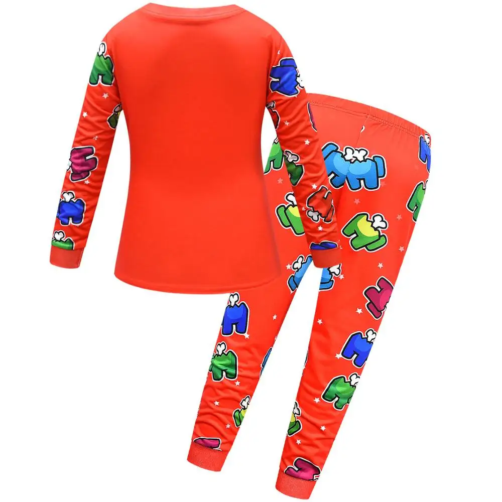 Novo Med NAMI Igre Pižamo Nastavite Fantje, Dekleta, Otroci Majica + Hlače 2pcs Obleke Otroci Baby Priložnostne Domov Nositi Pižame Vestidoes