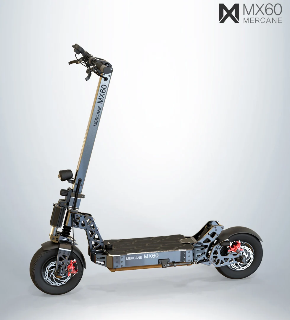 Novo Mercane MX60 Smart Električni Skuter 2400W 60km/h 100km Obseg Dvojni Pogon motornih Zložljive Skate Board