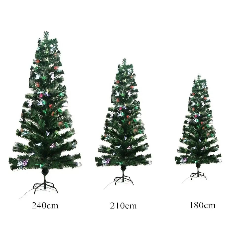 Novo novo Leto umetno Božično drevo jelka borovih vse barve z LED in svjetlovodni svetlobe veje star 90/120/150 180/210