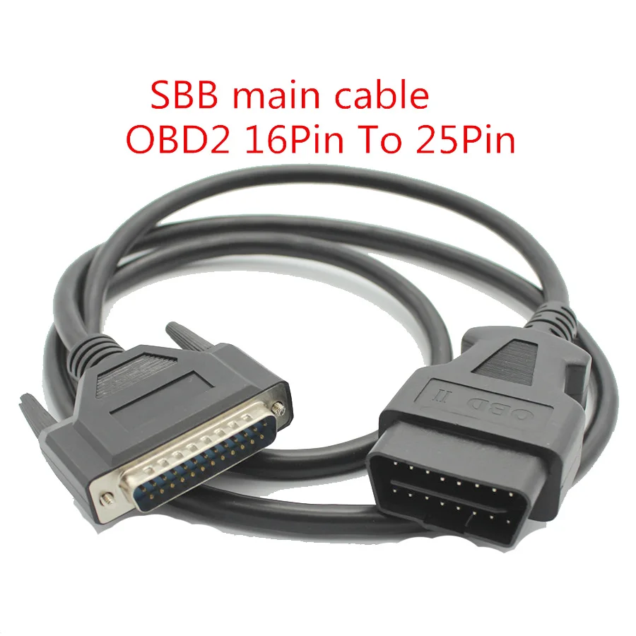 Novo OBD2 16PIN, DA 25PIN Kabel za SBB Tipko Programer Sbb v33 tipko prog 25 PIN OBD 2 Glavni Kabel Adapter za Diagnostiko Priključek