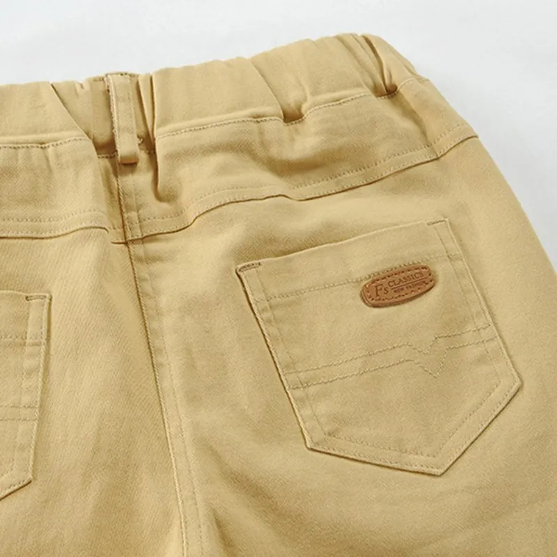 Novo Otroci hlače Classic, priložnostne Bombaž barva otroške hlače elastičnost bombaž fant hlače oblačila