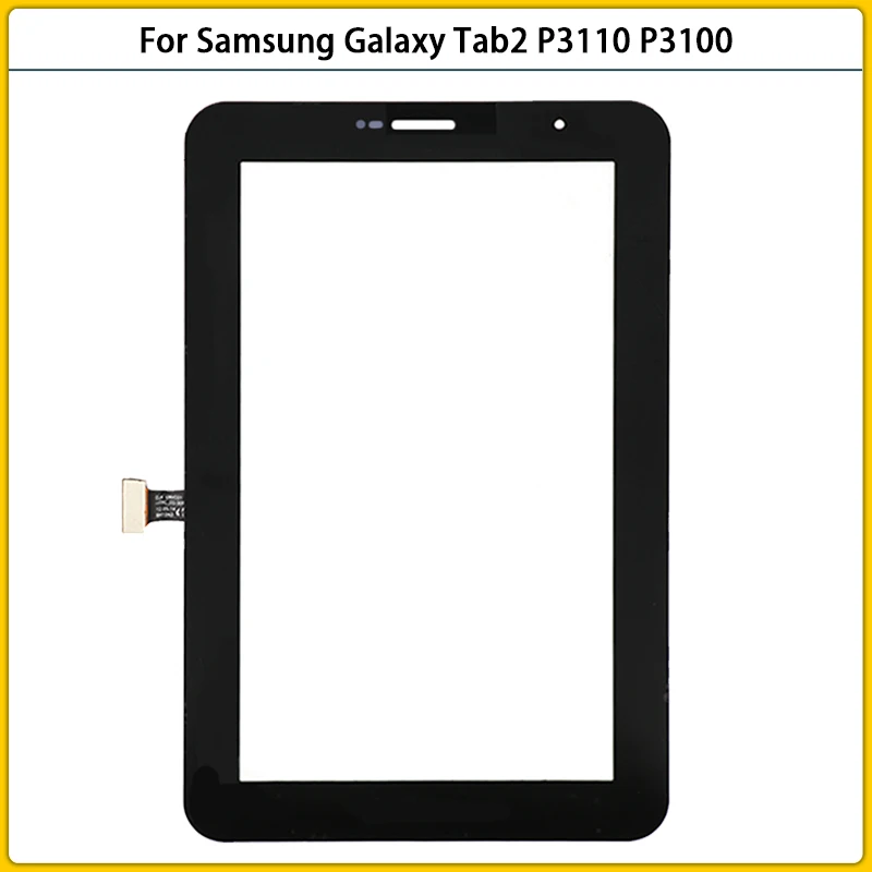 Novo P3100 zaslon na Dotik Za Samsung Galaxy Tab2 GT-P3100 GT-P3110 P3110, Zaslon na Dotik, Plošča Računalnike Senzorja Lcd Spredaj Steklo Objektiva