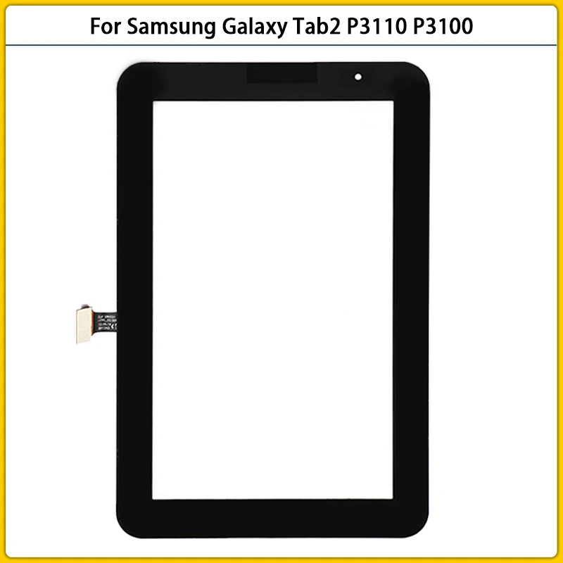 Novo P3100 zaslon na Dotik Za Samsung Galaxy Tab2 GT-P3100 GT-P3110 P3110, Zaslon na Dotik, Plošča Računalnike Senzorja Lcd Spredaj Steklo Objektiva