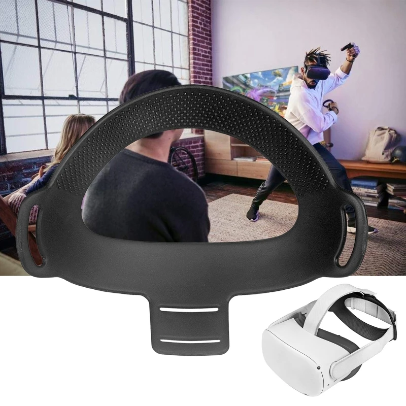 Novo TPU VR Čelada Glavo Trak, Pena Tipke za oculus Quest 2 VR Slušalke Glavo