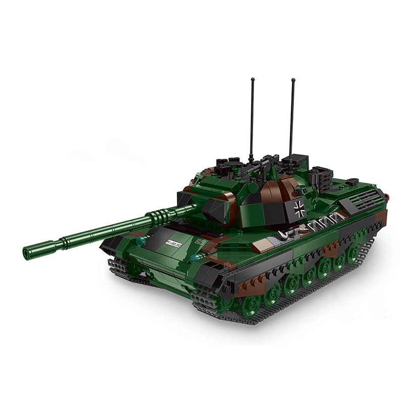 Novo Xingbao Vojaške Vojske Leopard 2 Bitka Cistern gradniki MOC Opeke Cisterne Model Kompleti Fant Igrače WW2 Igrače Božična Darila