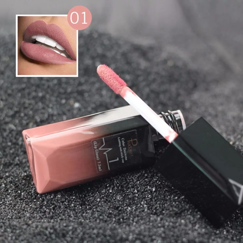 Nude barve seksi šminka kovinski lip gloss, ki trajajo pigment mat šminko, ženska moda, kozmetika 1A00170XX